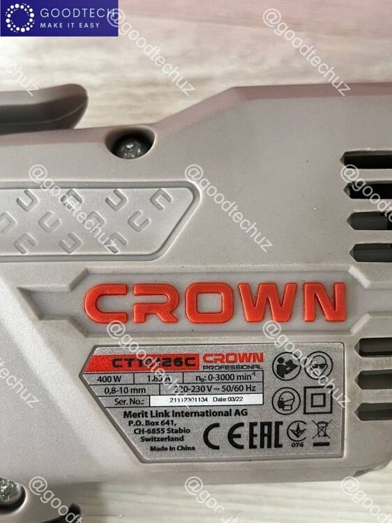 CROWN Дрель СT10126C